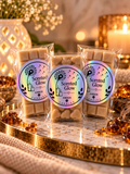 Amber Glow Wax Melts - Warm Rich Amber & Soft Vanilla Notes for Luxurious Cosy Home Fragrance Scented Glow Candles