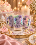 Birthday Cake Wax Melts. Available in sizes Large & Medium. Sweet Vanilla Sponge Buttercream Icing & Sprinkles Scented Soy Wax Melts for Fun Cosy Home Fragrance Celebration Vibes