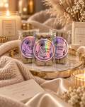 Cashmere  - Wrap your home in a blanket of comfort with this creamy blend of vanilla, cashmere, and frosted clementine ️balanced by soft white tea and warm amber woods, it’s elegance and cosiness in one melt.