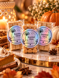 Scented Glow Pumpkin Spice Pie Wax Melts - Hand-Poured Soy Wax for Cozy Evenings & Relaxing at Home - Sweet Pumpkin & Vanilla Fragrance