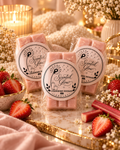 Scented Glow Strawberry Rhubarb Wax Melts - Fragrance for Home - Sweet Strawberry & Tangy Rhubarb Scent